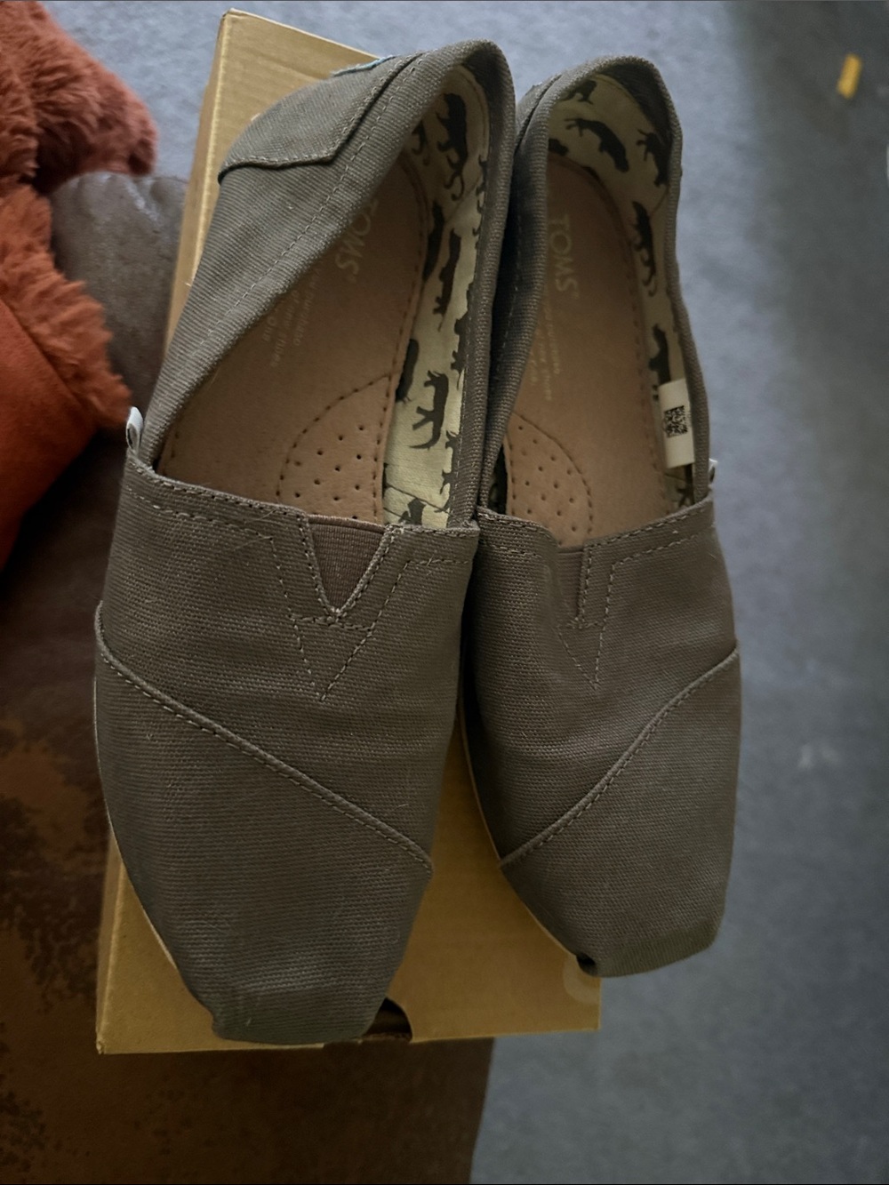TOMS Classic Canvas Slip-On - Ash Gray